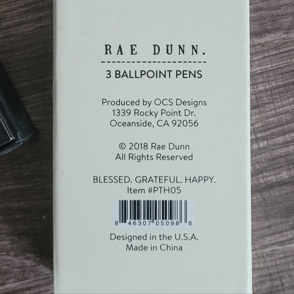 Rae Dunn Thank You Card Sticker Pen Set NEW - Picture 5 of 7